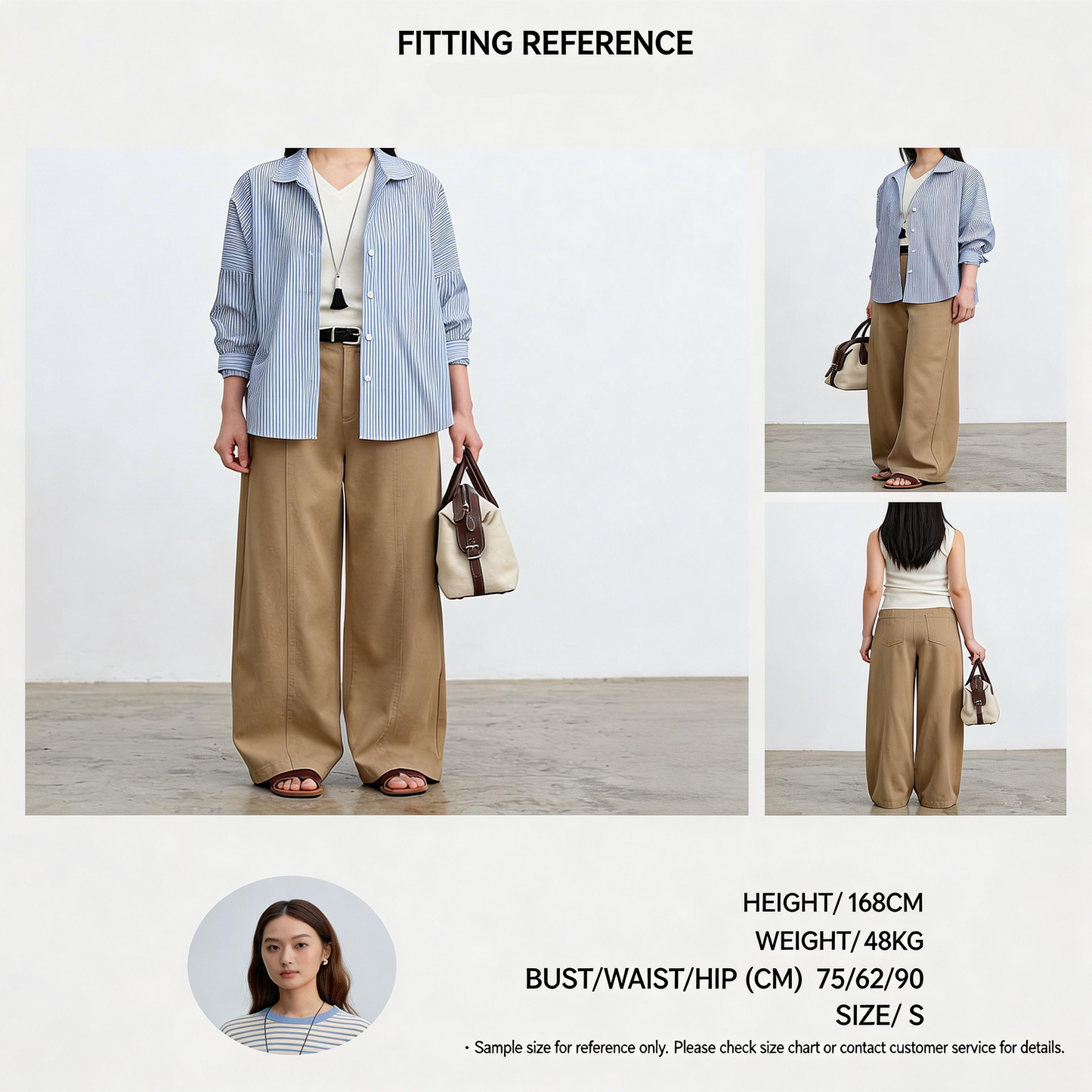 Premium Drape Khaki Pants | 54% Lyocell 46% Cotton Wide-Leg Trousers | New Arrivals